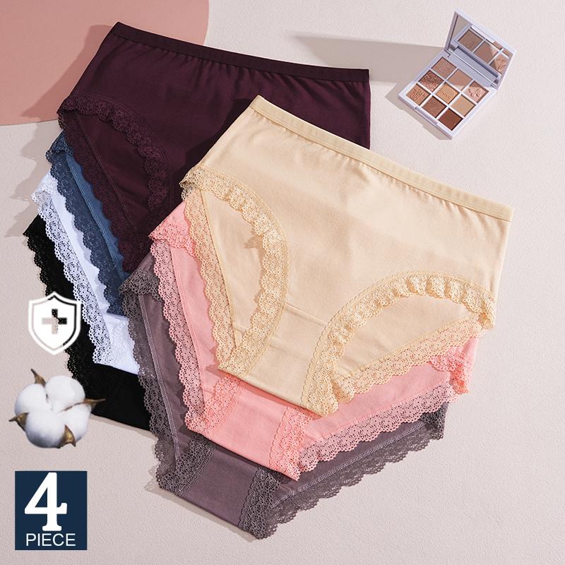 4Pcs Mommy underwear Panty Cotton Briefs Women Seamless Panties Maternity Panties Breath Underwear Female Soft Lingerie