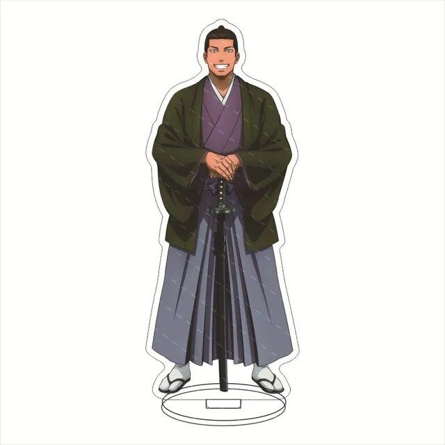 Anime Gin Tama Hijikata Toshirou Okita Sougo Takasugi Game GINTAMA Acrylic Stand Doll Figure Model Plate Cosplay Toy for Gift