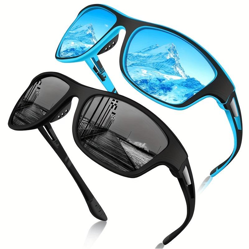 

2-Pack Fashion Square Men s Super Cool Glasses Trendy Style Ultra Eye-Catching Comfortable Wear Essential Accessory