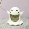 Creative Cute Ceramic Flower Pot Vase Halloween Ghost Candle Holder Handicraft Ornaments Home Decoration Plant Accessories