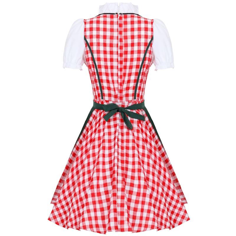 M-XL Munich Cavalier Oktoberfest Costume, Beer Girl Uniform, Women's Dress Costume