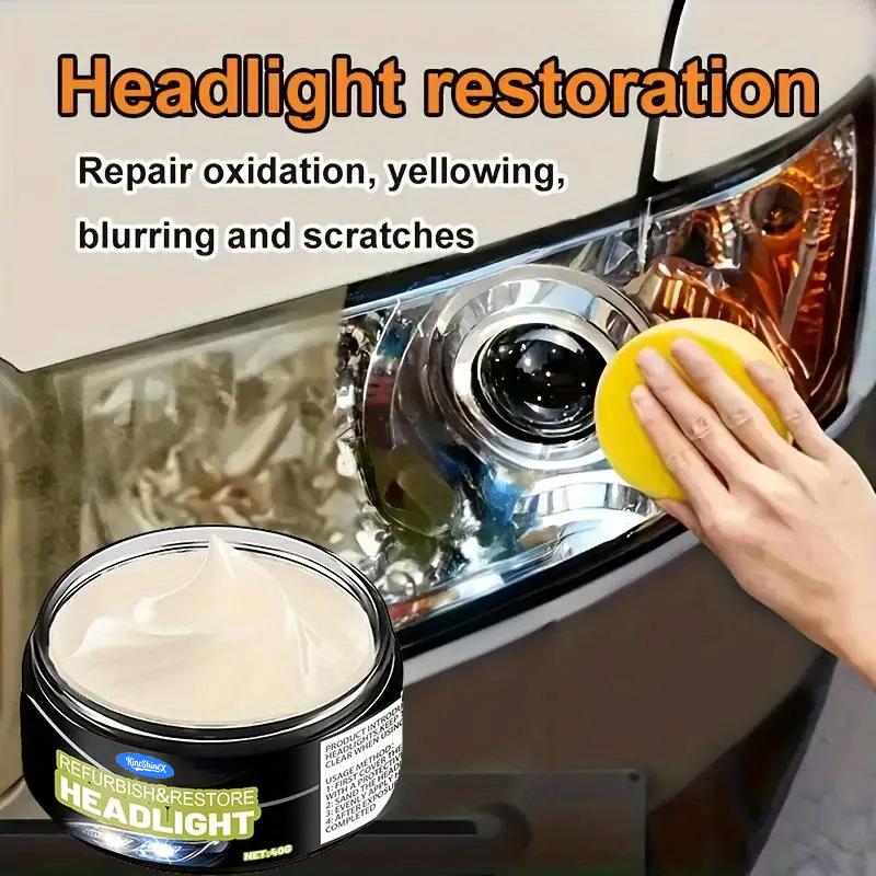 Headlight Restoration Fluid Automotive Headlight Oxidation Yellowing Scratches Blurring Enhancement