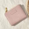 Retro Versatile Wallet For Women Girls  Multifunctional Id Holder High Quality Zipper Card Holders Simple Coin Purse