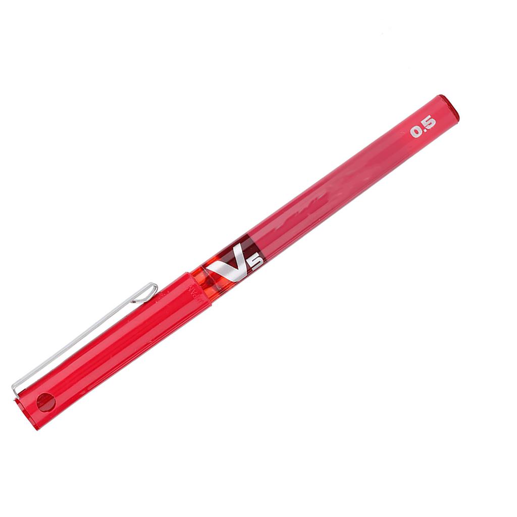 Vattentät Semi-permanent Tatueringsmarkör Penna Ögonbryn Läpp Tatueringspositioneringsverktyg Röd