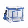 Clear PVC Storage Bag Transparent Rectangular Black Trim Carry Item