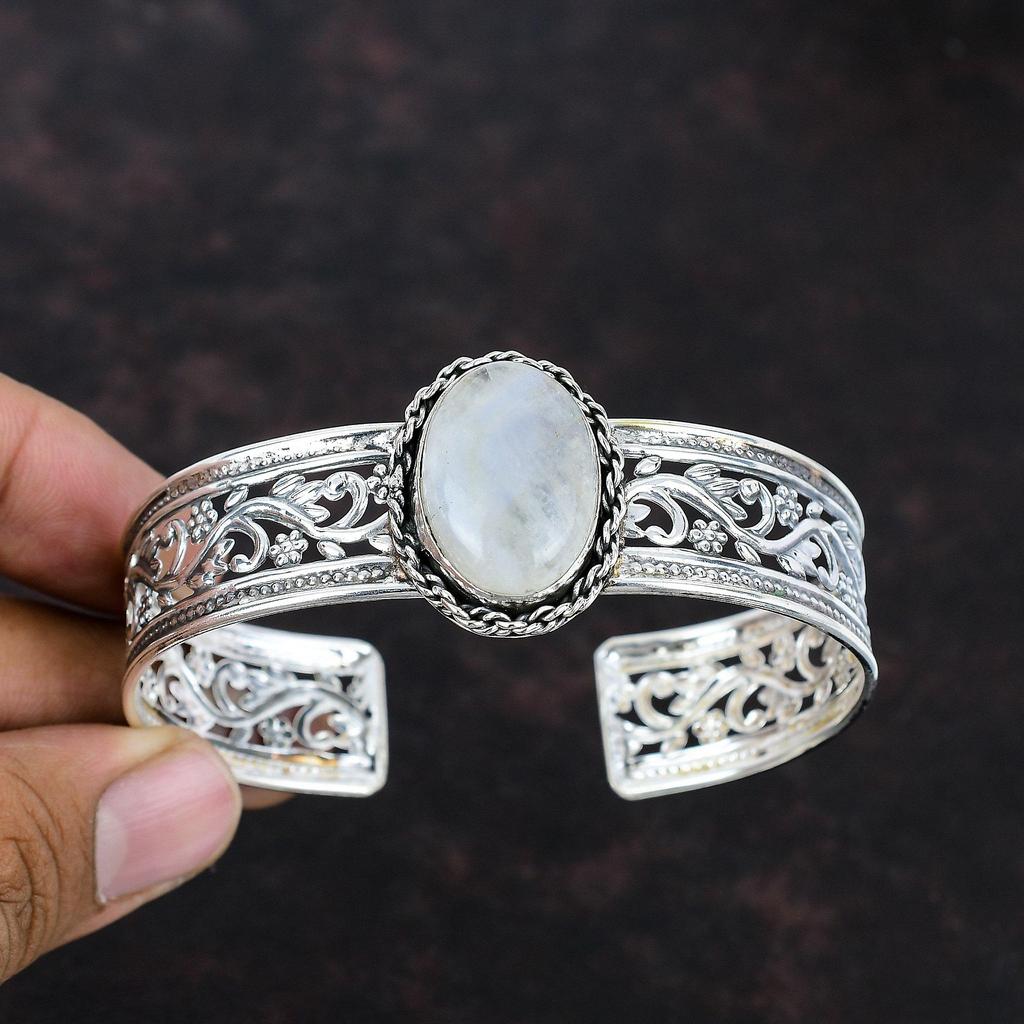 Bracciale Argento 925 Con Opale Etiope Fatto A Mano – Regolabile, Design Minimalista, Regalo Per Lei