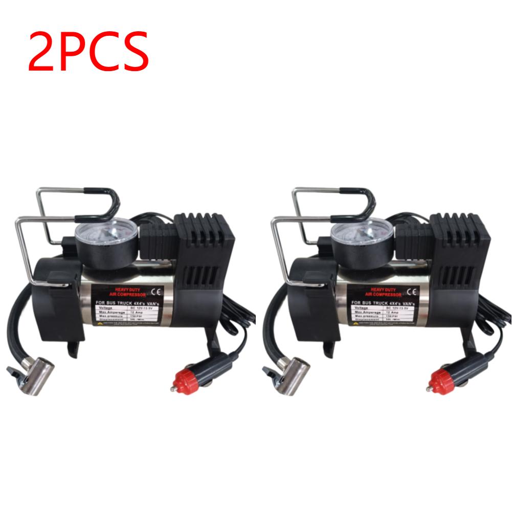 1-3 buc Pompă electrică gonflabilă auto 12V 150PSI Heavy Duty Deluxe Brichetă metalică Compresor de aer Umflator anvelope auto