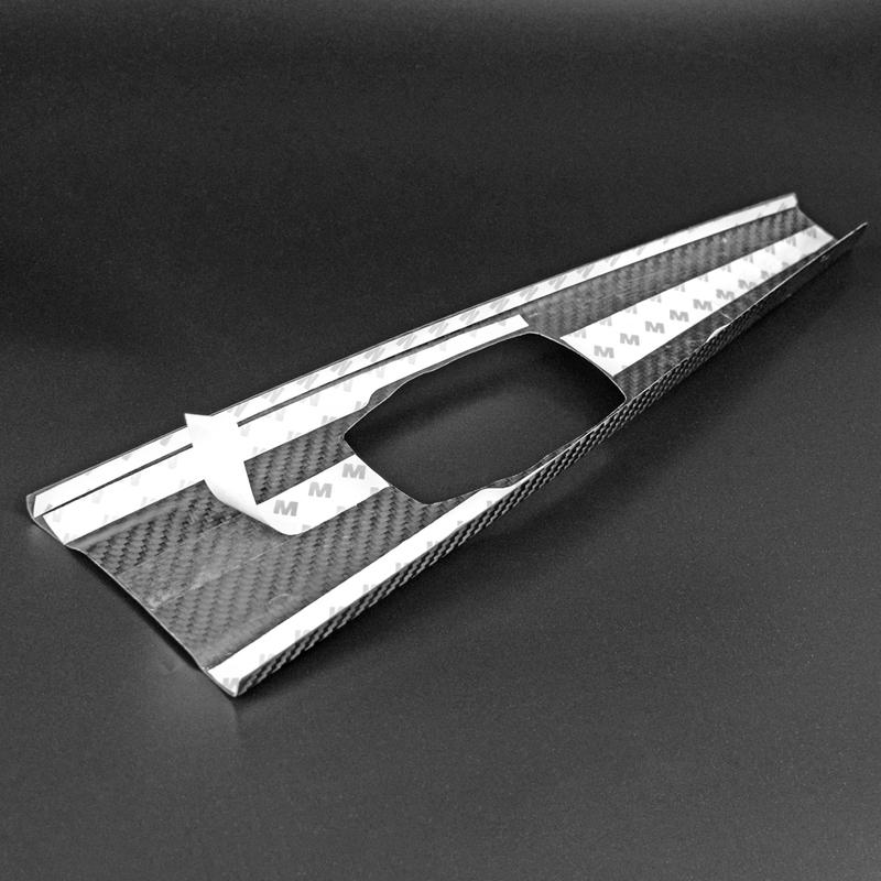 Hard Dry Carbon Fiber For BMW F30 F31 F32 F34 F36 M3 F80 LHD RHD Car Multimedia Knob Button Panel Cover Sticker Trim Accessories