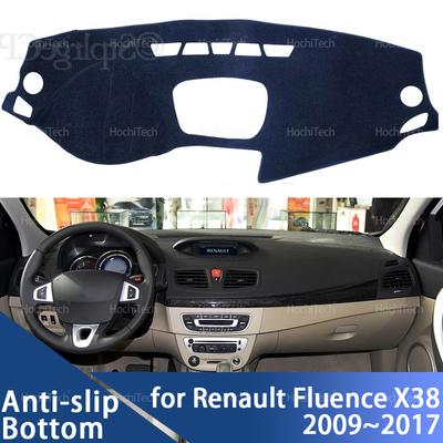 Pokrywa deski rozdzielczej do Renault Fluence X38 2009~2017 Samsung SM3 Pokrywa deski rozdzielczej Mata na deskę rozdzielczą Dywanik Podkładka Osłona przeciwsłoneczna Peleryna Poduszka
