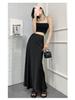2026 Elegant High-Waisted Bodycon Pencil Skirt - Slimming, Hip-Hugging, Drape Design for Spring/Autumn
