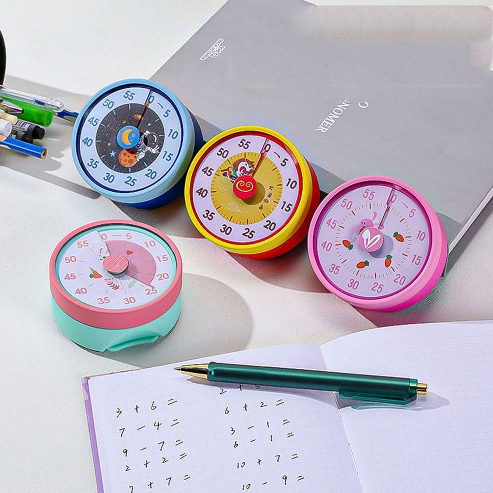 

с подставкой Визуальный таймер 60-минутный кухонный таймер для приготовления пищи Забавный механический таймер для чтения