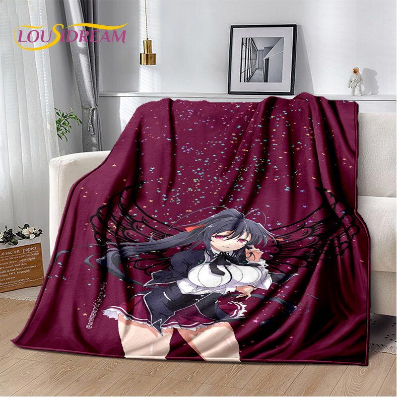 Anime High School D×D Sexy Soft Plush Blanket,Flannel Blanket Throw Blanket for Living Room Bedroom Bed Sofa Picnic Cover Kids