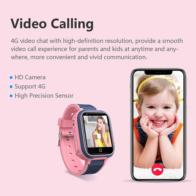 2025 New 4G Smart Watch Kids GPS WIFI Video Call SOS IP67 Waterproof Child Smartwatch Camera Monitor Tracker Location Phone Watch