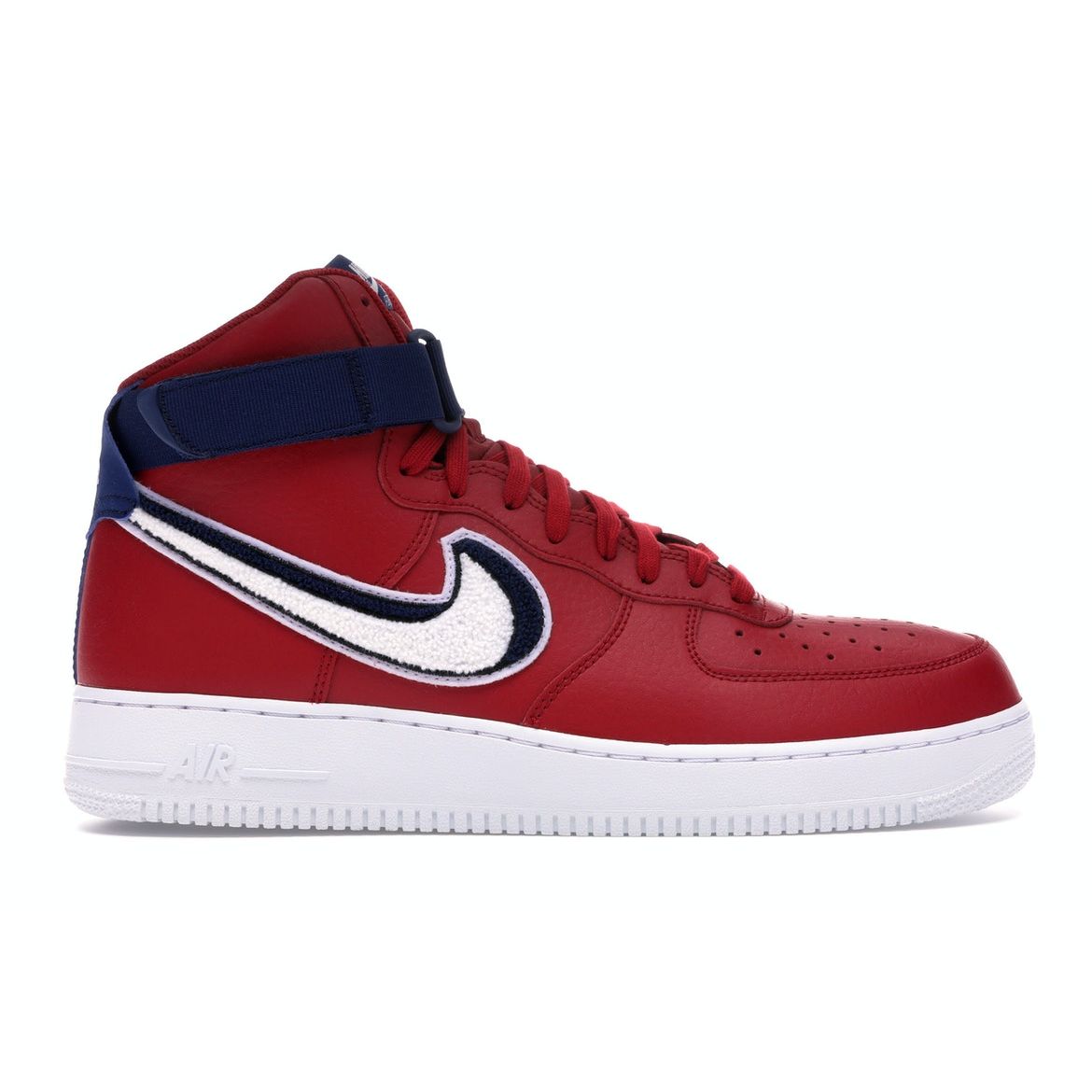 

Мужские кроссовки Nike Air Force 1 High 07 LV8 Red White-Blue-Void 806403-603