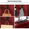 Car Interior Accessories PU Leather Hooks Storage Clips Front Seat Headrest Organizer Holder Auto Fastener Hangers Space Saving