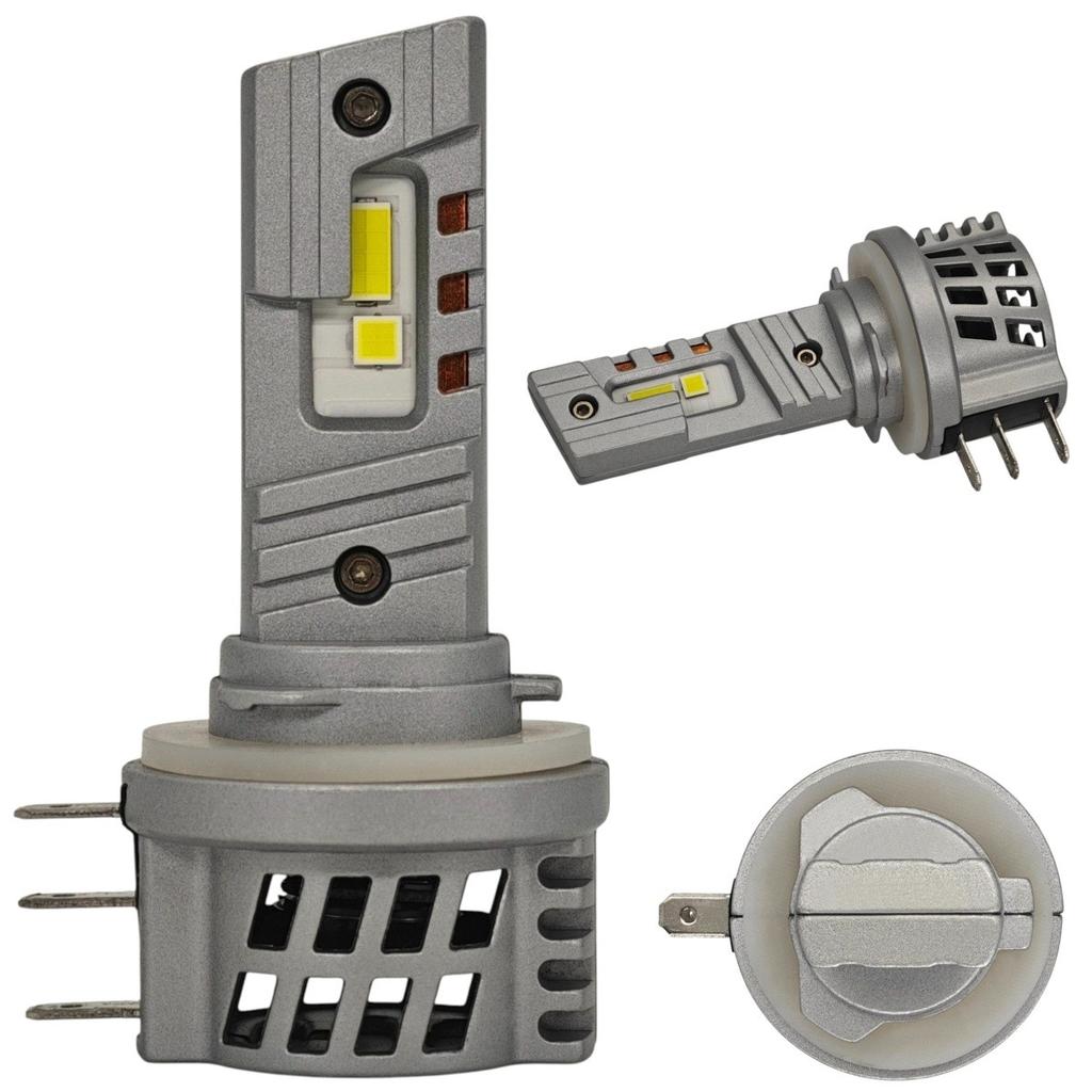2 Pcs H15 LED Bulbs 12V CANBUS CSP 12000lm Strong White Light Off-Road