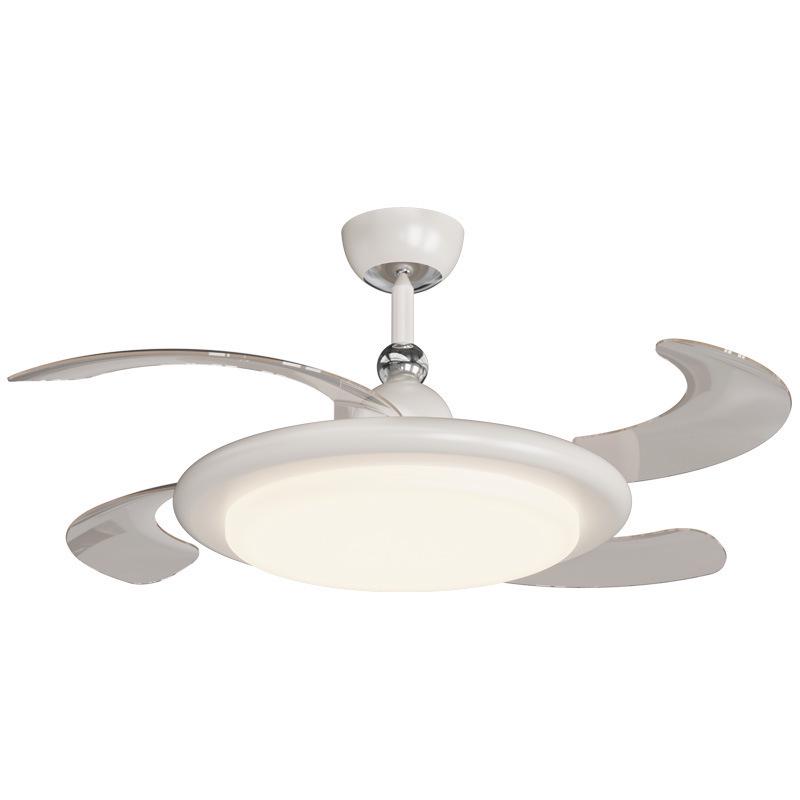 Minimalist Chinese-Style Silent Ceiling Fan with Light & Full Spectrum Eye Protection for Bedrooms & Restaurants