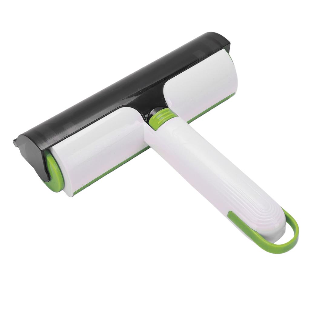 Pet Hair Remover Multifunction Double Sided Fuzz Lint Roller Brush for Sofa Couch Carpet Rugs Car Seats Bedding White and Green