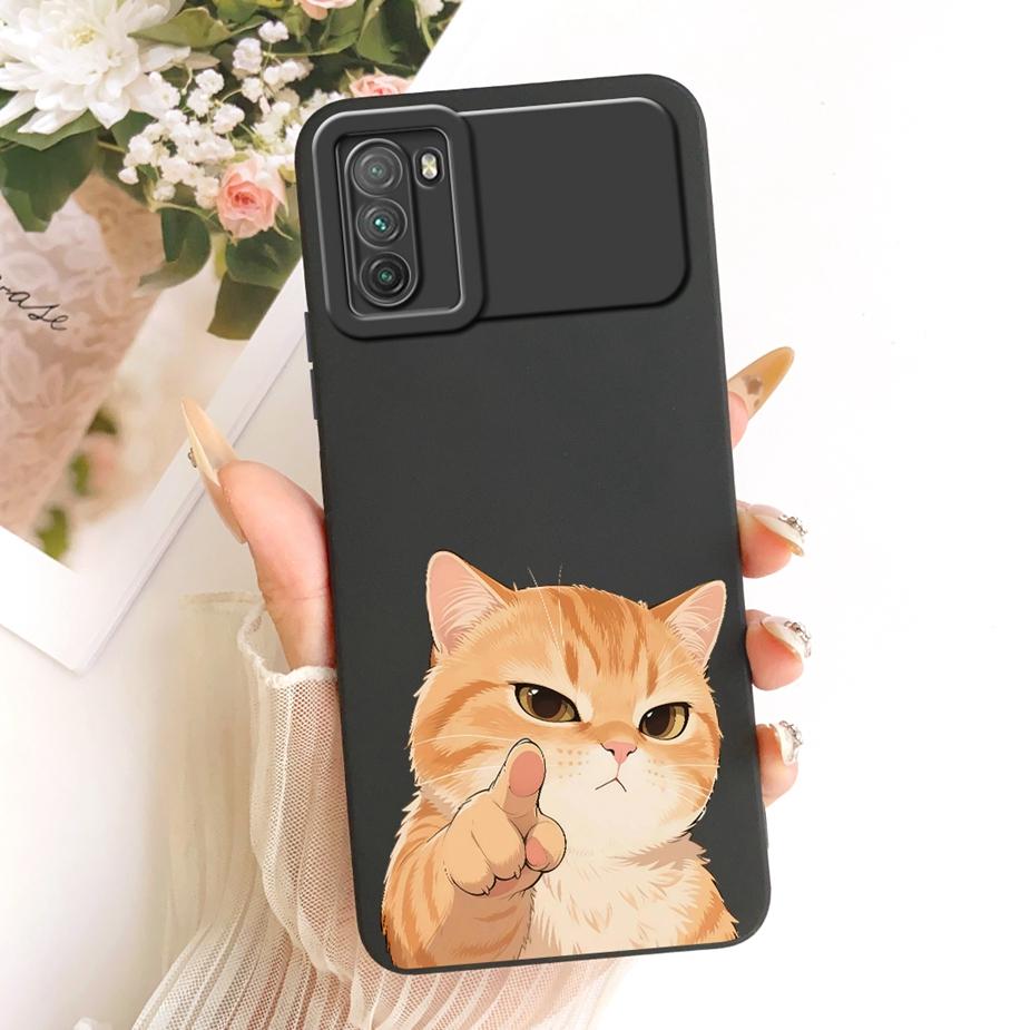 For Xiaomi Poco M3 Case PocoM3 Pro Cool Owl Dragon Painted Cover Soft TPU Matte Phone Case For Xiaomi Poco M3 Pro 5G Fundas Bags