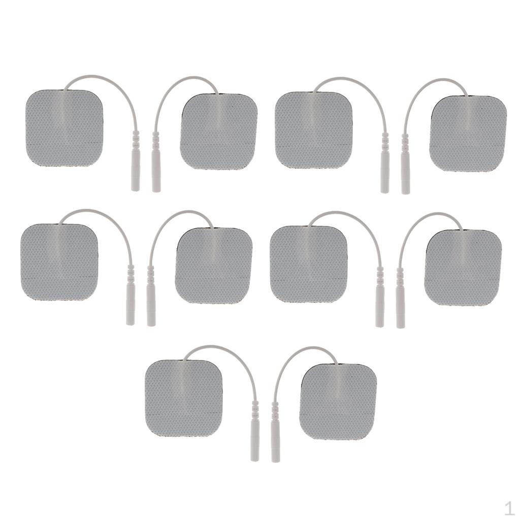 Lot of 10pcs REUSABLE SELF- Replacement Pads Digital Massager Patches 1.6x1.6