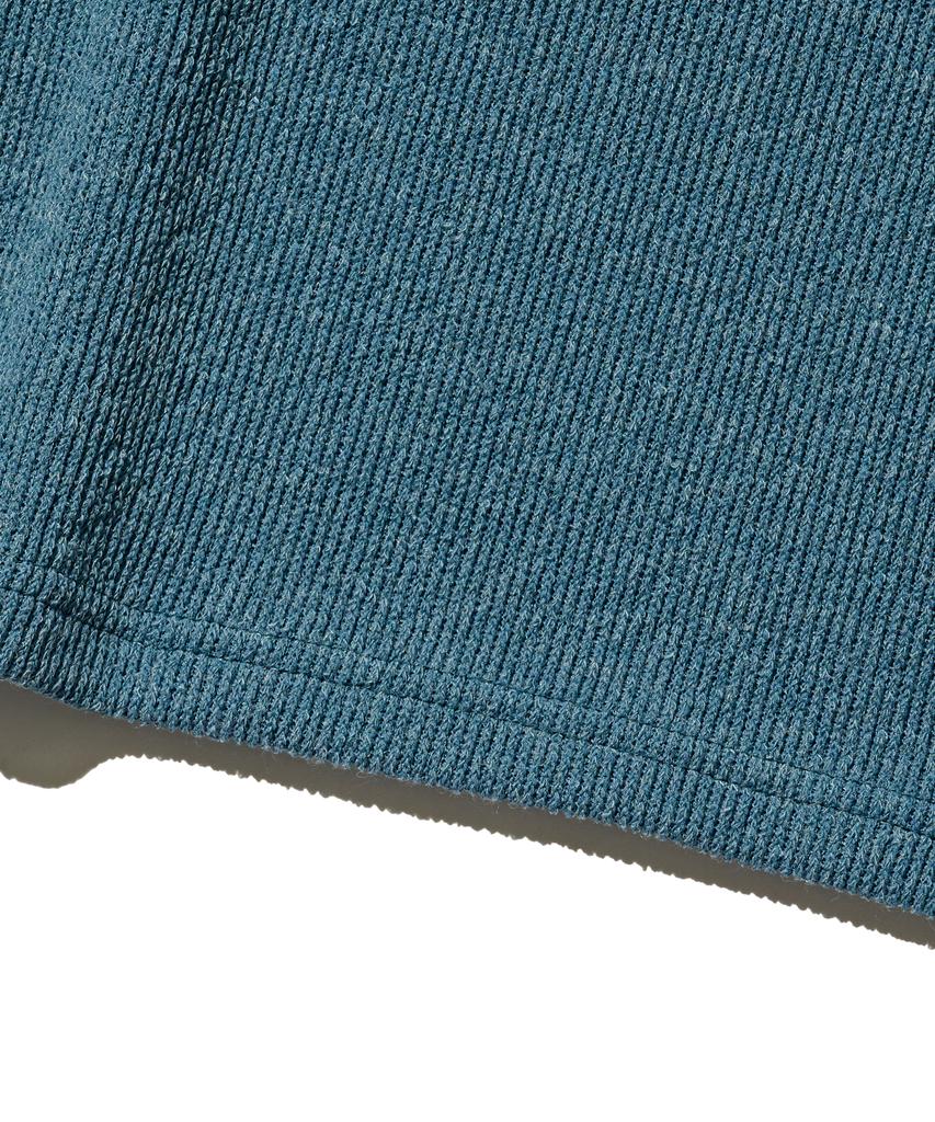 OTHERFITS Over Crew Neck Long Sleeve Knit (Blue)