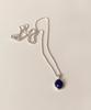 Code.H (Silver 925) Lapis Oval Necklace