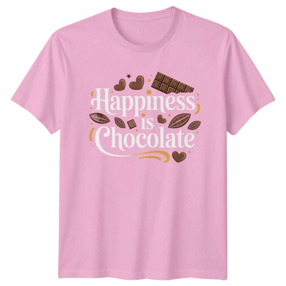 Happiness Is Chocolate TShirt Chocolate Lovers Confectionery