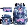 Spielwaren Aphmau Schultasche Cartoon Rucksack Federmäppchen Umhängetasche Dreiteiliges Set