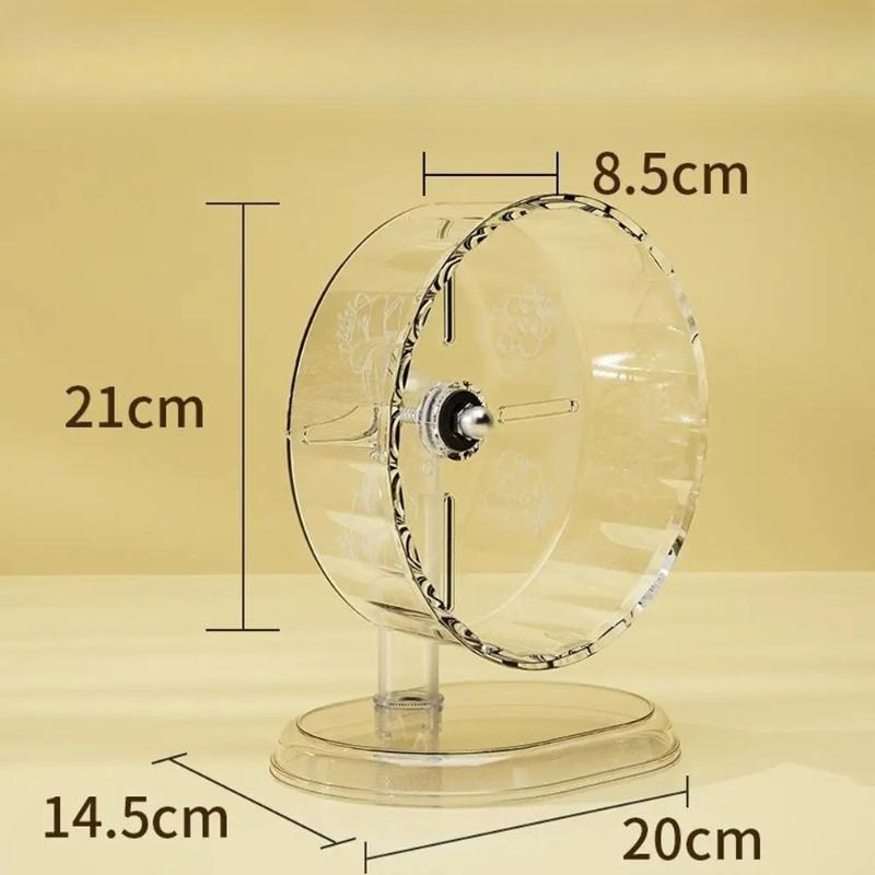 1pc Hamster Toy Running Wheel Silent Metal Stand Bracket Stable Non Slip for Golden Bear Sugar Glider Rat