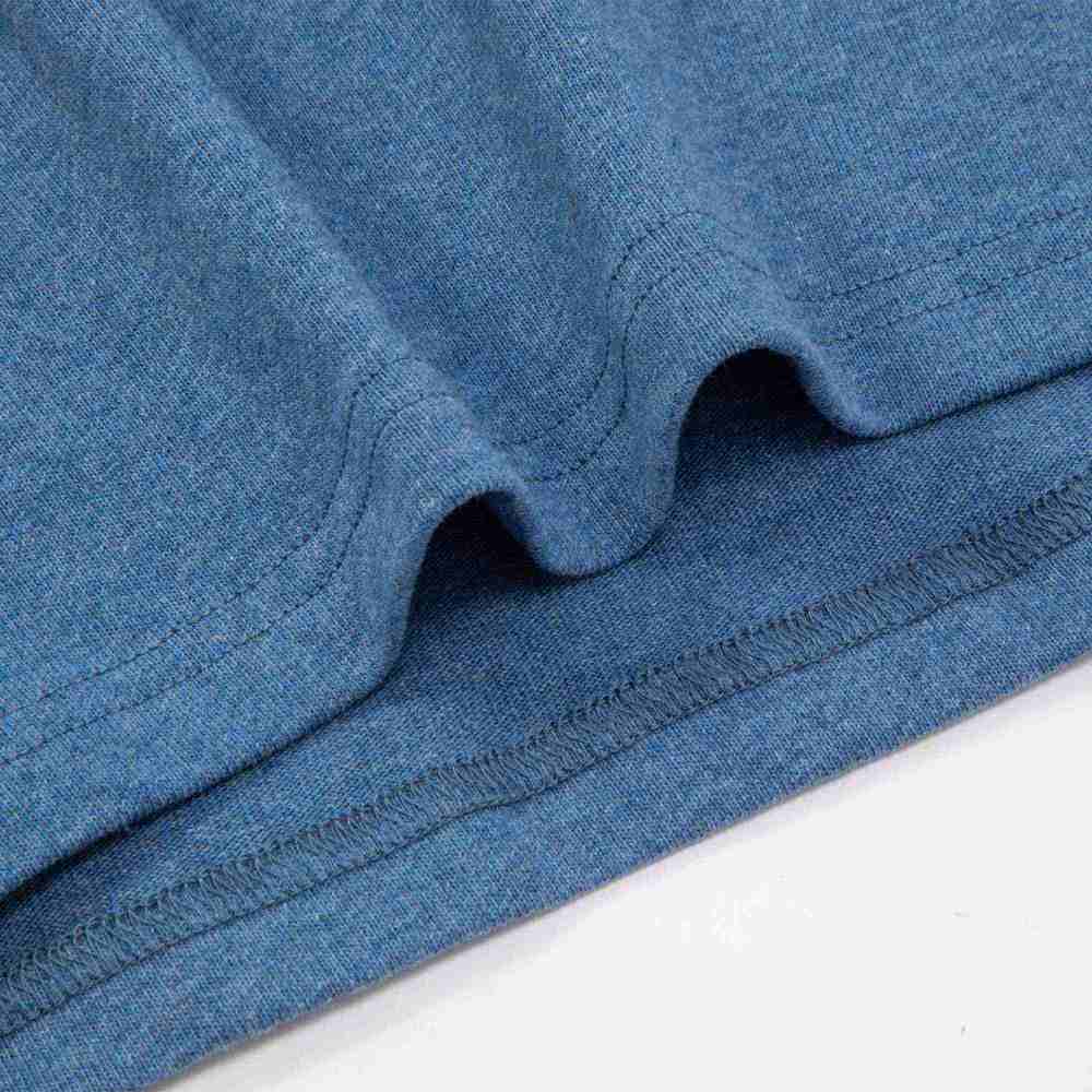 Puma Navy Series Solid Color Single Side Pocket Design Round Neck Long Sleeve T-Shirt Unisex Tops Deep-Space-Blue 623126-56