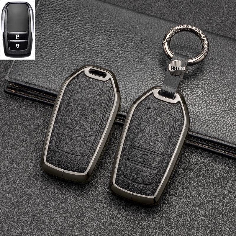 Full-Cover Metal Key Case for Toyota Corolla, RAV4, Rongfang, Wilanda, Levin, Camry