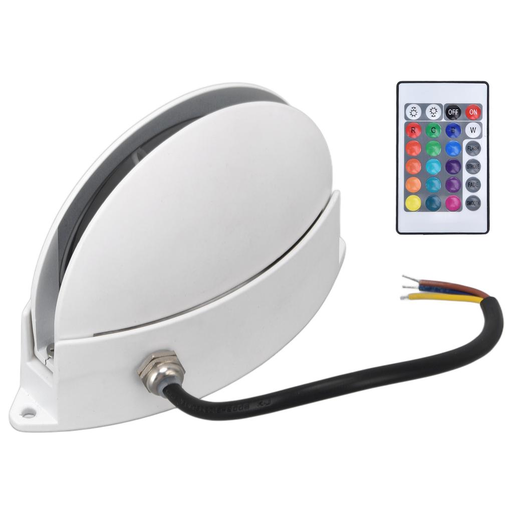 RGB Remote Control Wall Light Fashionable 24 Key High Brightness Semicircle RGB RC Wall Light for