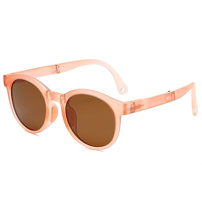 

Children s Folding Sunglasses Outdoor Boys and Girls Round Trendy Cool Sunglasses Anti-ultraviolet Polarized Glasses