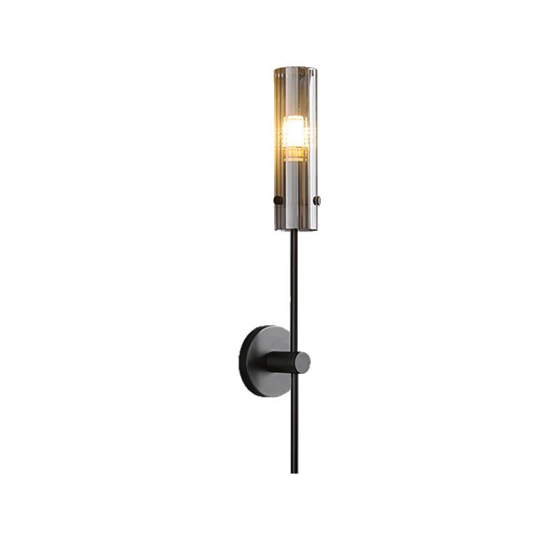 Minimalist Brass Bedside Wall Lamp