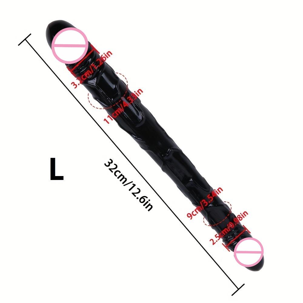 Soft Jelly Dildo Double Double Head Realistic Dildos Masturbation Toys Vaginal Anal Plug Orgasm Adult Sex Toys for Woman Men Gay