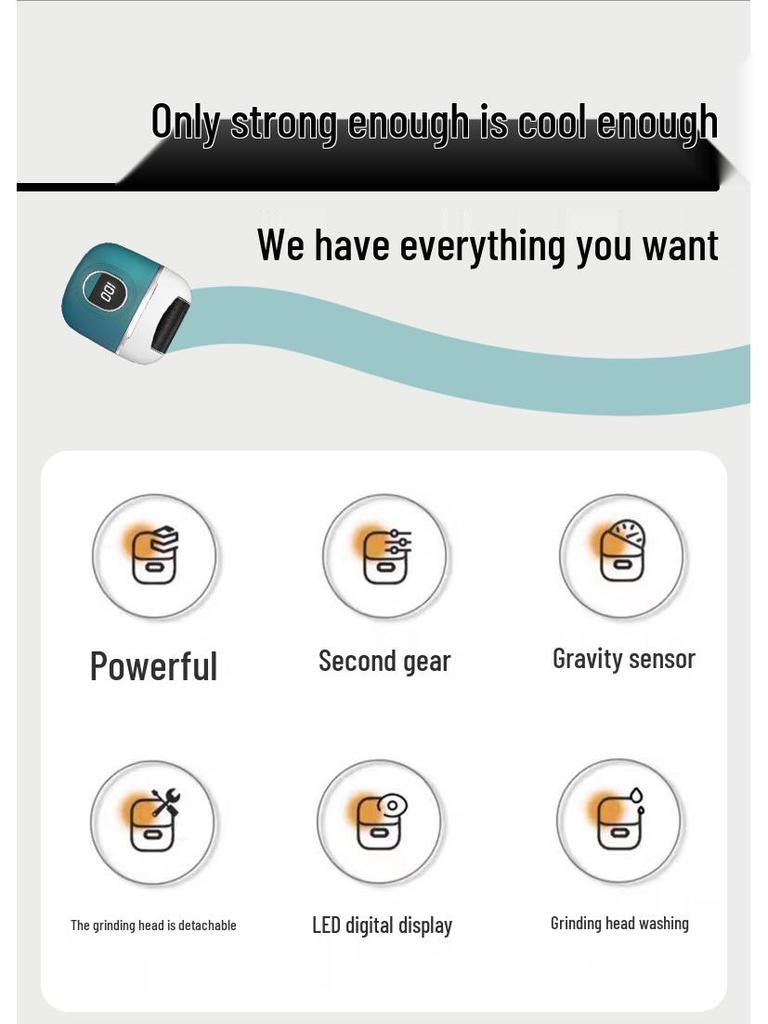 Rechargeable Electric Pedicure Callus Remover & Grinder Tool