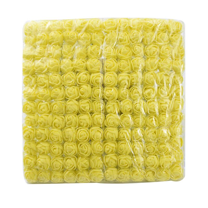 144pcs Artificial Flower PE Rose Outdoor UV Protection Garden Arch Wreath Wedding Home Diy Gift Box Festival Scrapbook Car Decor