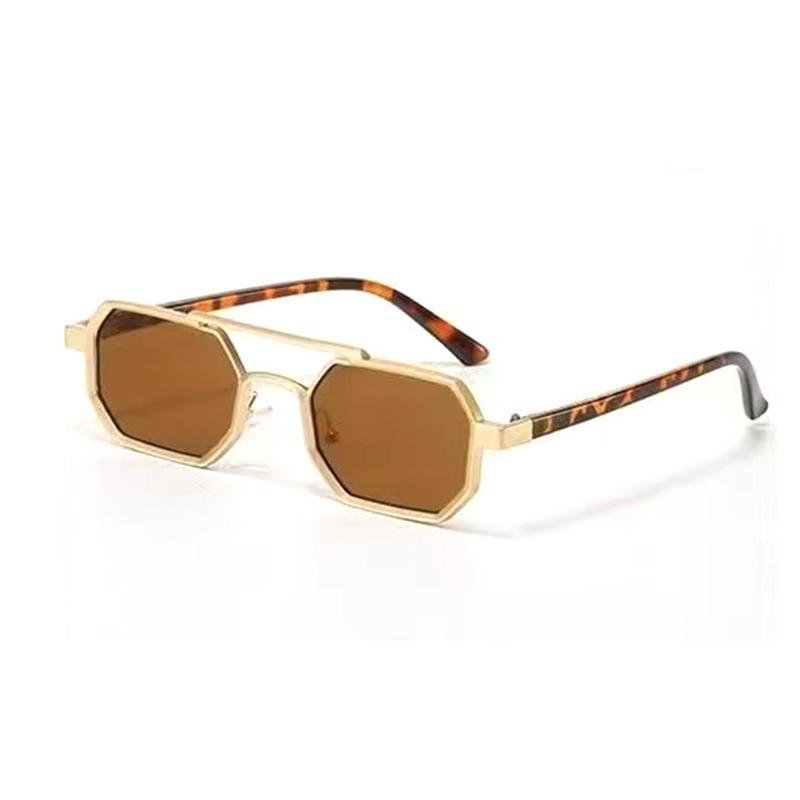 New Fashion TAC Polarized Sunglasses Metal Double Beam Square Frame Sun Glasses Sports Driving Eyeglasses For Women Men