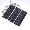 Waterproof Korean Keyboard Sticker 5Pcs Set PVC Material Decal Reusable for Laptop Desktop PC For Multilingual Users