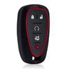 Silicone For Chevrolet Malibu Blazer Traverse Seeker Onix Equino Volt Bolt Trax Orlando Cruze Spark Sonic Camaro Car Key Case