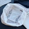 Women's Summer Sexy Satin Mesh Lace Edge Matching Color Ice Silk Low-rise Briefs