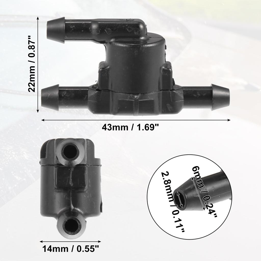 ACROPIX Windshield Wiper Washer Nozzle Jets Compatible with Toy Ota 4Runner 2010-2016 # 8532128020 4pcs
