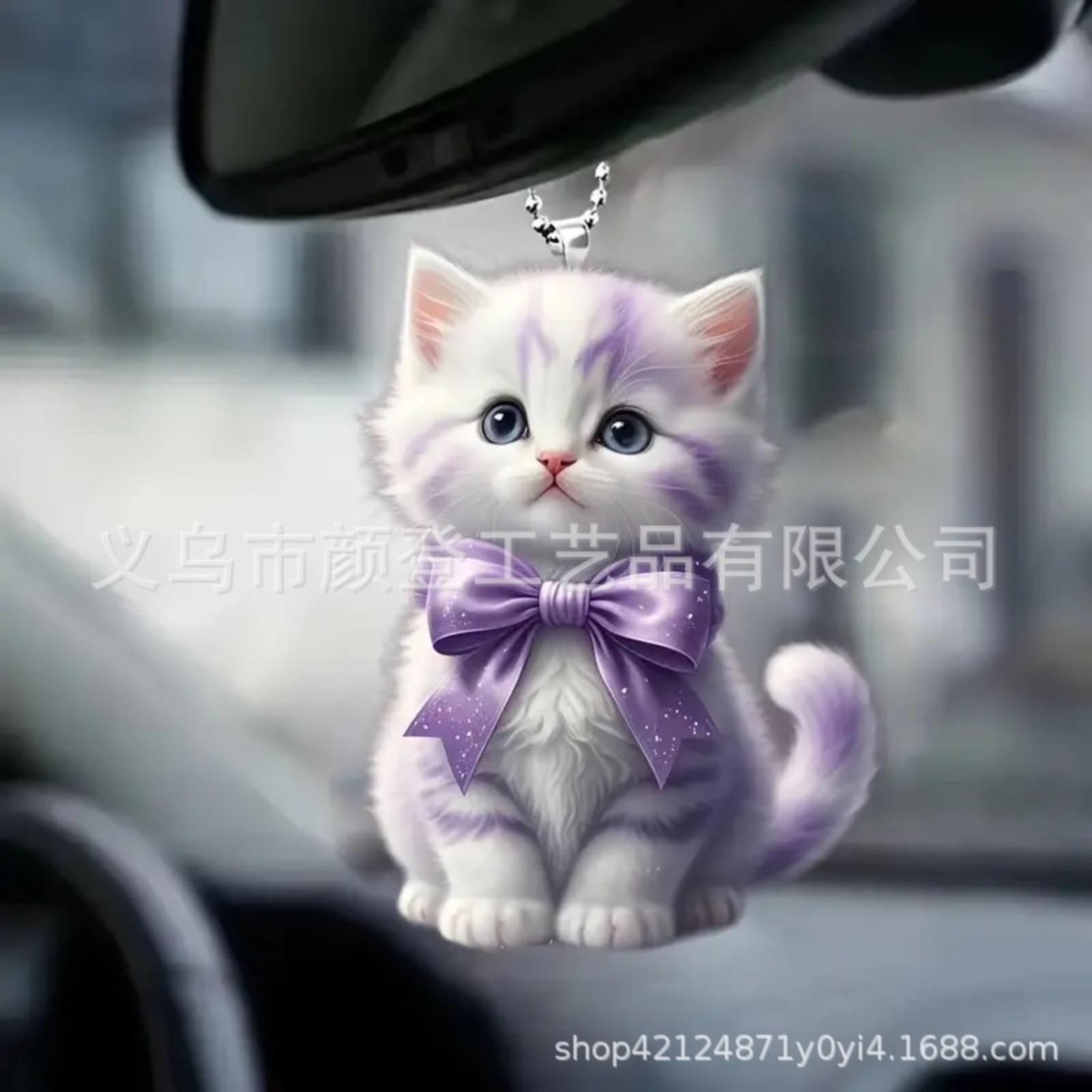 

2D акриловый плоский подвесной автомобильный декор