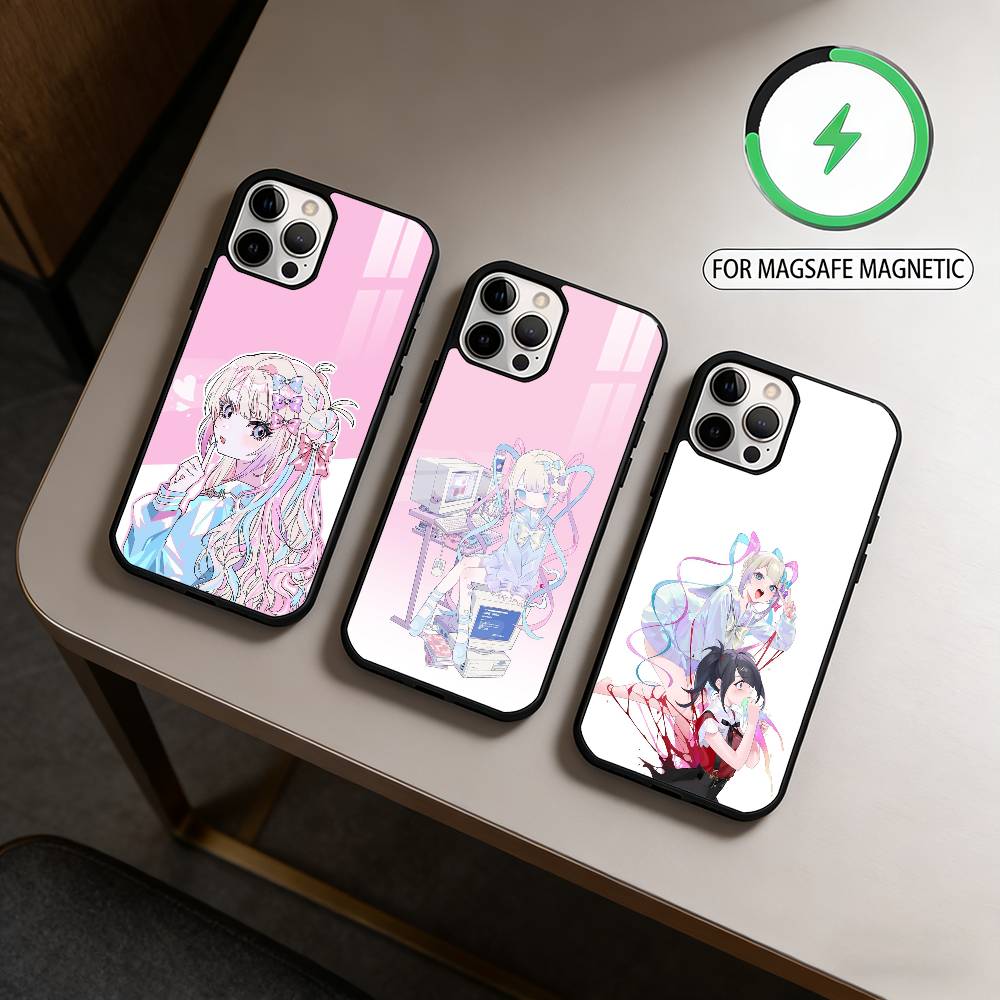 Game Needy Girl Overload Magnetic For Magsafe Wireless Charging Phone Case For iPhone17,16,15,14,13,12,11 Plus,Pro Max