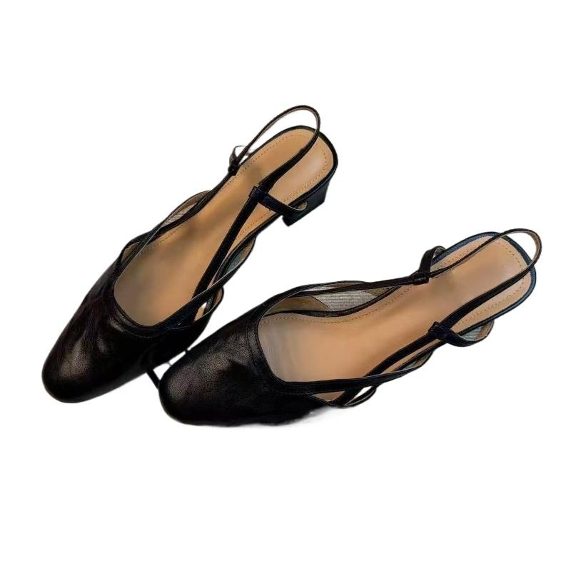 Fashion Ladies Shoes 2025 Fashion Closed Toe Women's Sandals Summer Slip-on Office and Career New Best Seller Comfortable Heels Women