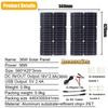 Solar Panel 36W Power Storage System Set Inverter 300W/400W/500W/600W Controller