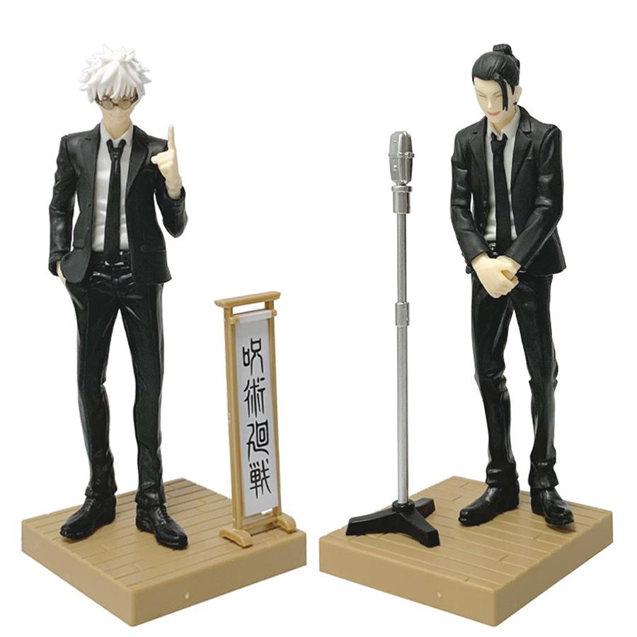 17CM Anime Figure Jujutsu Kaisen Diorama Satoru Gojo Suguru Geto Suit Ver Special Anime Model Boxed Toys Figurine Birthday Gifts