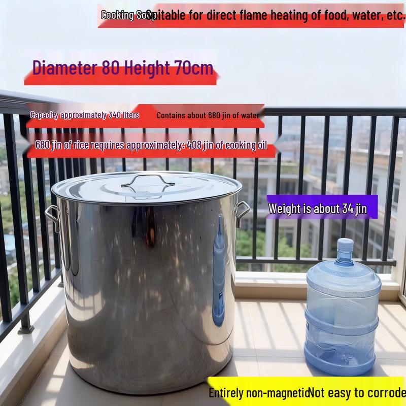 Heavy-Duty Round Food Storage Container with Lid