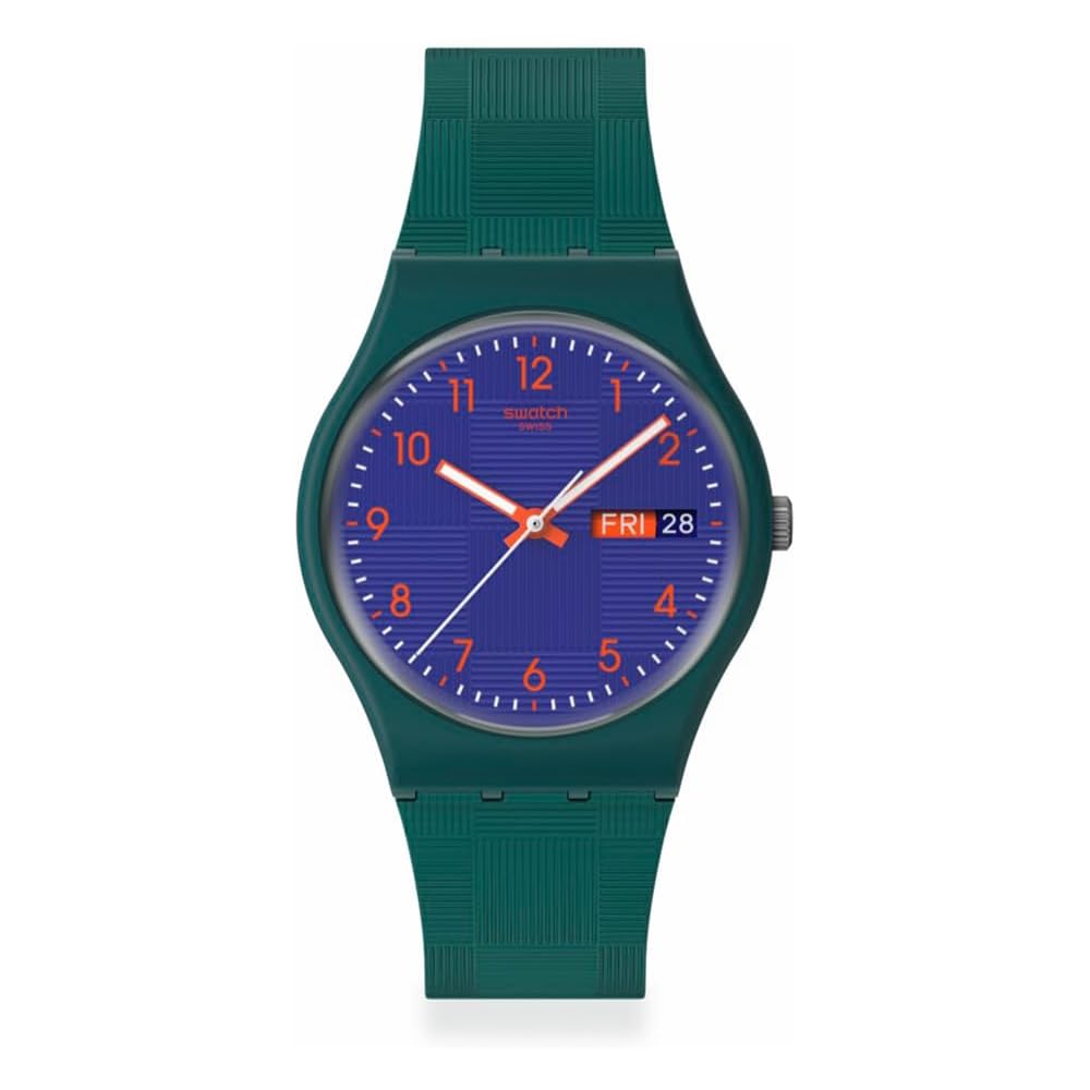 Swatch Gent Biosourced Pattern Formation Unisex Watch Green