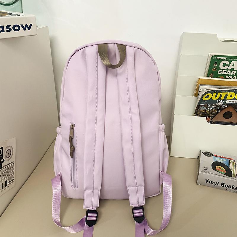 Школьный рюкзак с цветными блоками для учеников средней школы — фото 10